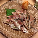 御料理 めなみ - さんまの炙り。