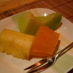 酒彩 庵寿 - ☆メロンが甘かったです☆