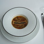 レストラン・ブリーズ・ヴェール - レストラン・ブリーズ・ヴェール：なすとトマトのスープ　オレガノの香り