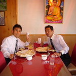 ガンジー - お客様とのお昼（＾＾；