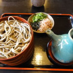 手打 神代そば - 割り子そば（地元）900円