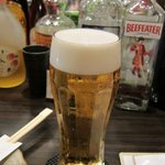 Kushiyaki Ba Waga Ya - 生ビールのグラスがいいなぁ