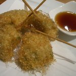 ◆みょうがとクリームチーズの土佐揚げ＠６００円