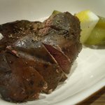 ◆自家製肝のスモーク＠４００円