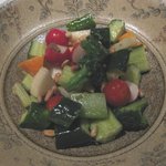 北○ すすきの店 - シャキシャキ旬菜の７品目サラダR￥６８０