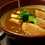 手打ちそば ほさか - 鴨カレーそば