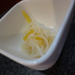 烈志笑魚油 麺香房 三く - お通し