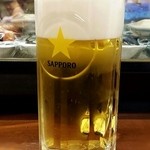 Tachinomiya - 生ビール350円