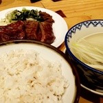 Rikyuu - 牛タン定食(2015.09)