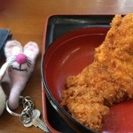 ニコニコ亭 - カツはミミーよりはるかに大きいです(笑)【料理】 