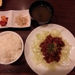 EIKO - 豚肉のピリ辛炒め定食
