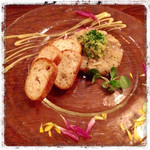 永福町 ichi - 魚とアボカドの前菜。