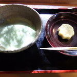 数寄屋カフェ - 抹茶＋唐長展限定 唐長文様和菓子