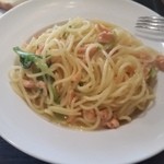 サーモンと九条ネギのスバゲッティ(890円/set)