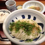 梅田はがくれ 本店 - 生しょうゆうどん定食