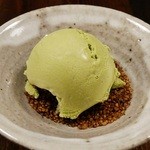 出汁さんろくぼう - 抹茶アイス(27年10月)