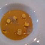 ル・ジュー・ドゥ・ラシエット  - とうもろこしとトリュフの茶碗蒸し仕立て