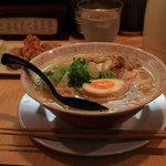 ラーメン はなふく - 鶏とんこつラーメン。