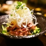 豚小家 - 2015.10 真空低温調理したハラミのユッケ