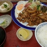 ビジネス旅館ますや - 豚みそ焼き定食