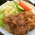 いなだや - 唐揚げ丼。