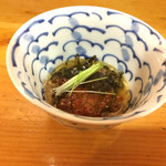 平和寿司 - 黒藻といくらの酢のもの