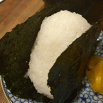 もつ焼き ねぎぼうず - H27.10.14 明太子おにぎり