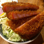 もつ焼き ねぎぼうず - H27.10.14 ハムカツ