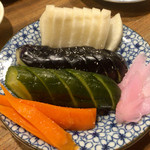 もつ焼き ねぎぼうず - H27.10.14 ぬか漬け