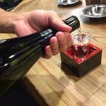 もつ焼き ねぎぼうず - H27.10.14 水芭蕉(純米ひやおろし)