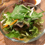 もつ焼き ねぎぼうず - H27.10.14 お通し(サラダ)