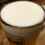 もつ焼き ねぎぼうず - H27.10.14 生ビール