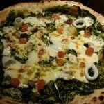 エムスポ - ランチピッツァ シーフードジェノベーゼ。