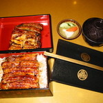 八べえ - 筏重、八べえ五右衛門蒸しで調理しているため、鰻の身は大変やわらかく仕上がっています