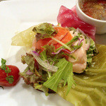 王ヶ頭ホテル - 2】信州サーモンの冷製ロールキャベツ