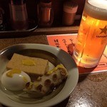 ラーメンBAR やきそばー HIT - おでん　ビール201506