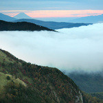 王ヶ頭ホテル - 奥に富士山が見えます(2015.9月)