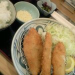 堂島かつの - 白身魚フライ定食
