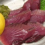 魚菜屋 海祭 - 生がつお、臭みも無く美味しい～