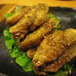 B.B橋 - 手羽先胡麻薫り揚（橋B.B20年来の伝説の味）550円