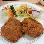 コション - 牛タンクリームコロッケ定食　950円