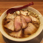 麺や 七彩 - 喜多方肉そば（煮干し）大盛り