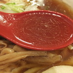 麺や 七彩 - 喜多方ラーメンスープ
