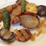 レストラン 花水 - 有機&自然栽培野菜のサラダ