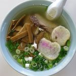 塩ラーメンのアップ