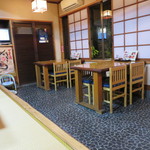 うな雄 - 店内(テーブル)