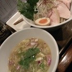 がふうあん - 鶏と白菜の塩つけ麺(2015/10)