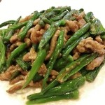 晴々飯店 - リアル青椒肉絲　800円