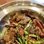 晴々飯店 - 牛肉の乾鍋　980円