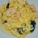 晴々飯店 - 海老の玉子炒め（ランチ定食）　800円